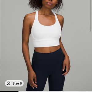 Lululemon Energy Bra Longline Ribbed Luxtreme Medium Support B-D